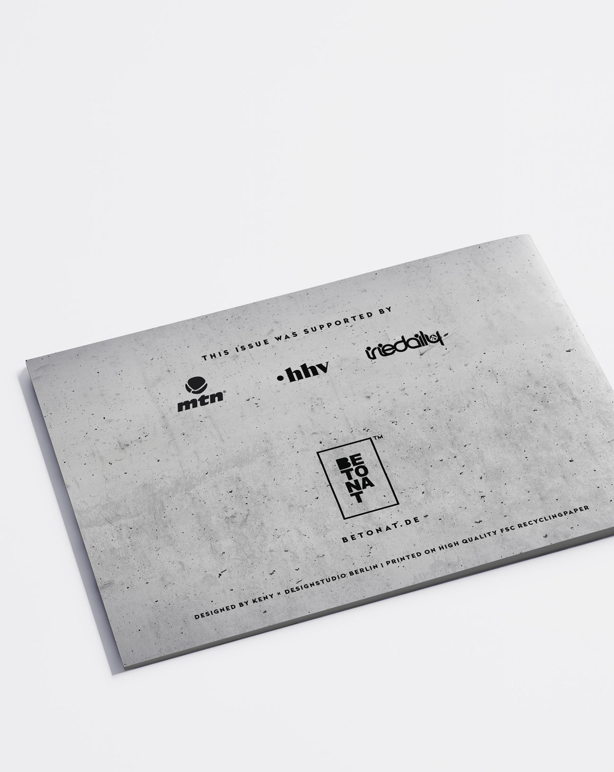 Concrete Canvas Sketchbook – Berlin Edition