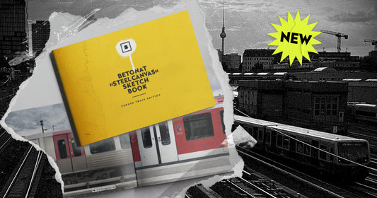 NEW RELEASE: »Steel Canvas« Graffiti Sketchbook – Europe Train Edition!