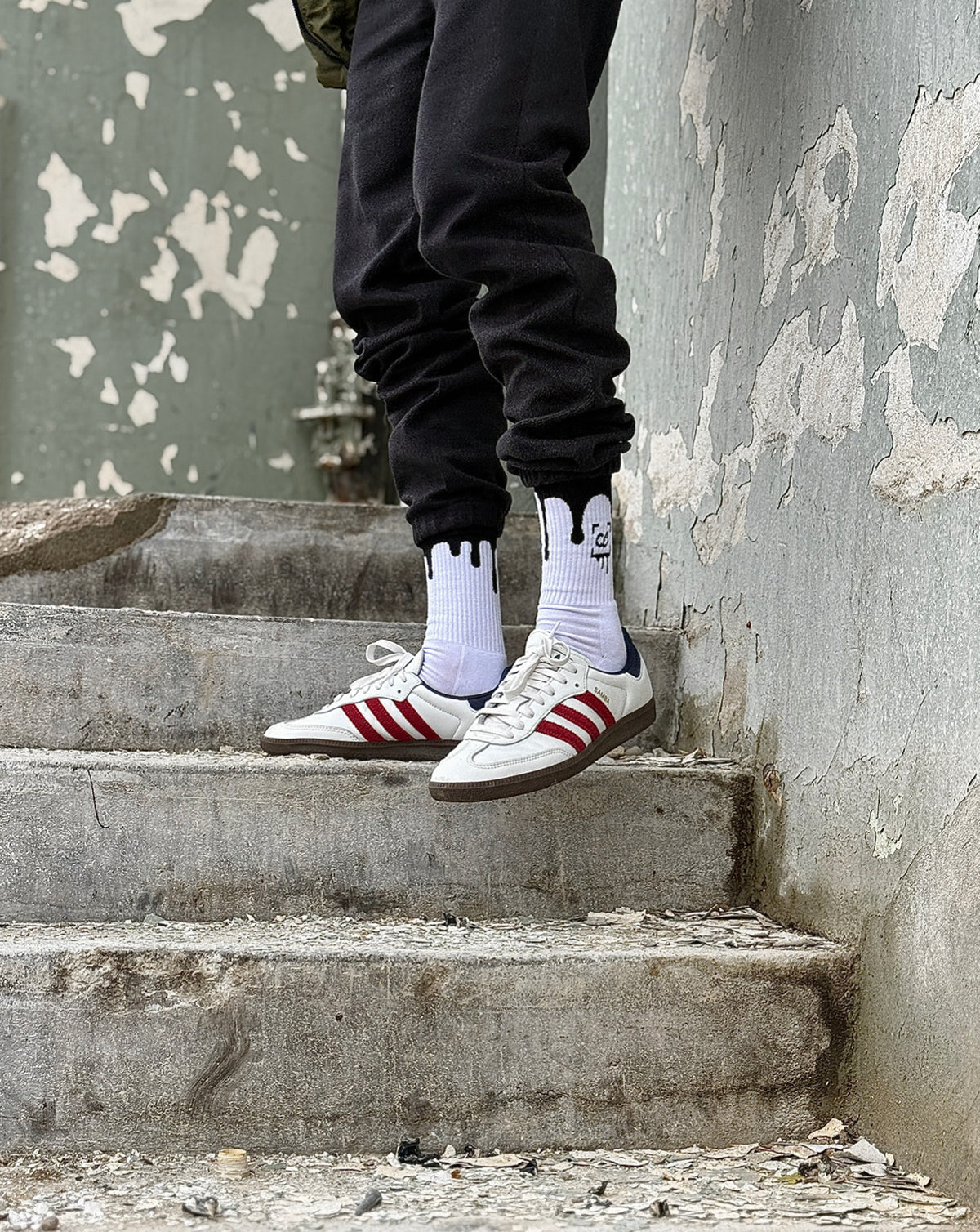 Concrete Couture Drip Socks