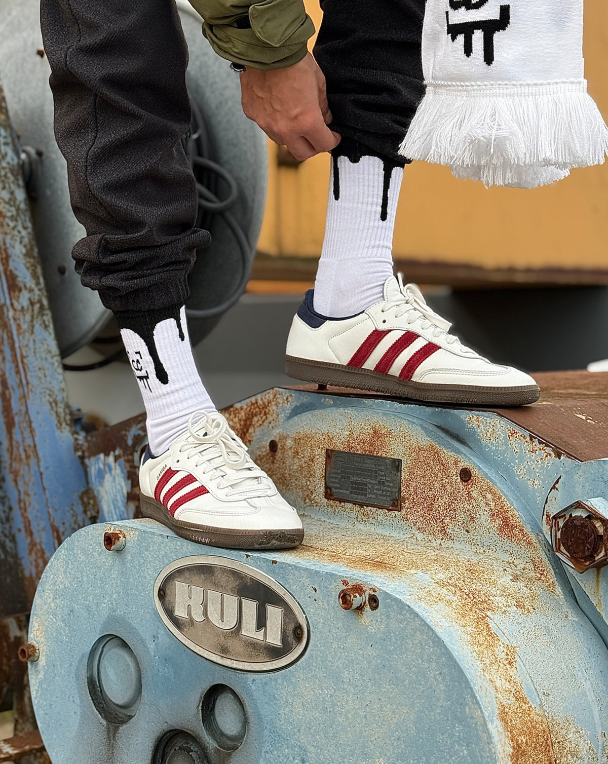 Concrete Couture Drip Socks