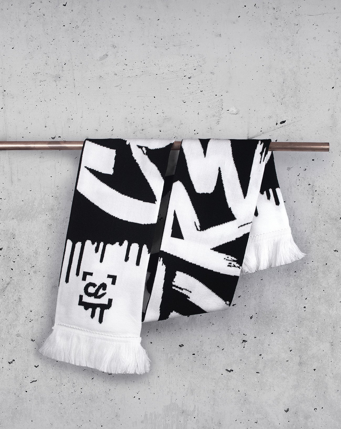 Concrete Couture Drip Scarf
