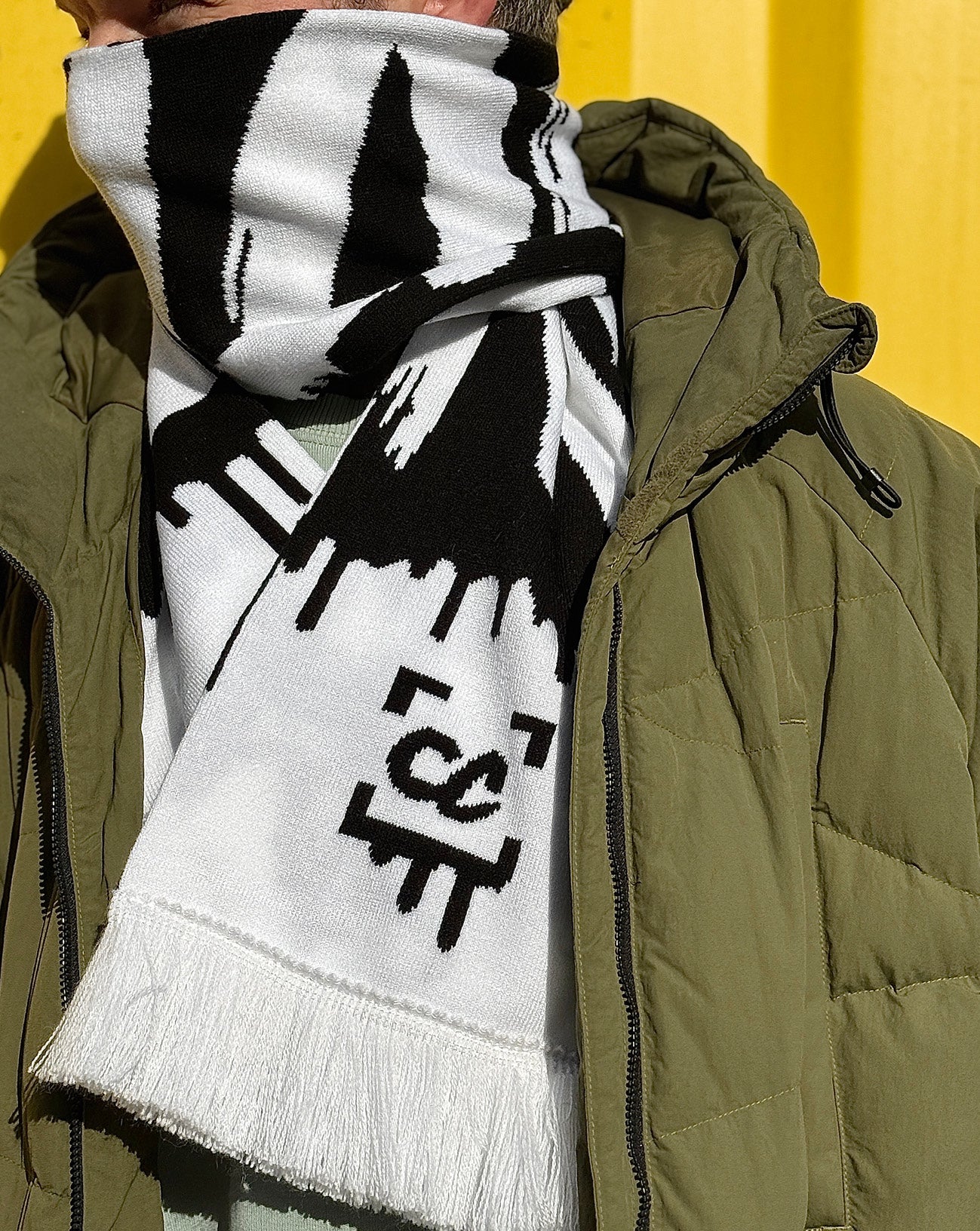 Concrete Couture Drip Scarf
