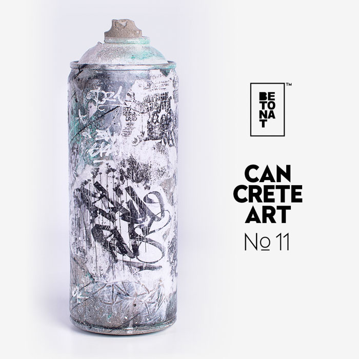 betonat graffiti kunst berlin cancreteart betondosen Patrick Hartl