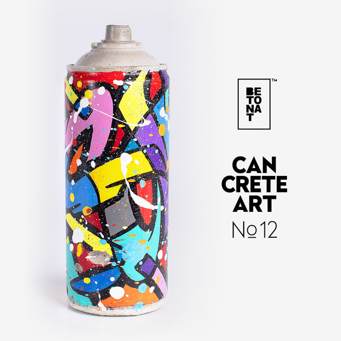 betonat graffiti kunst berlin cancreteart betondosen Cren