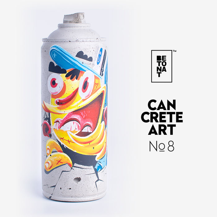 betonat graffiti kunst berlin cancreteart betondosen HRVB Herr von Bias