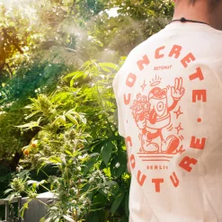 betonat berlin concrete couture cap flower tshirt