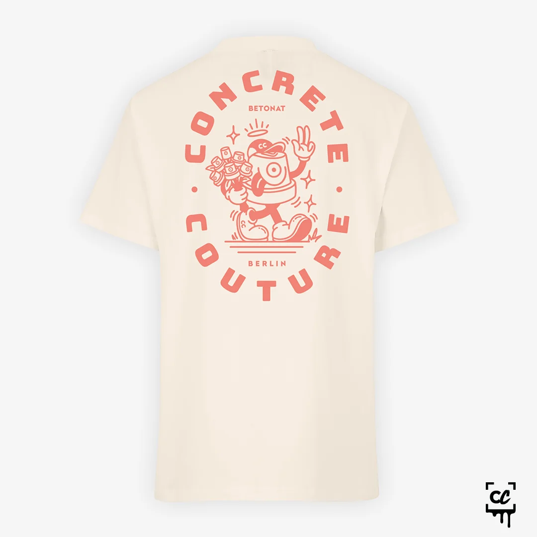 betonat berlin concrete couture cap flower tshirt